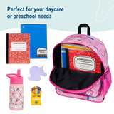 Wildkin Olive Kids Rainbow Unicorns Pack 'n Snack Backpack - What Fits