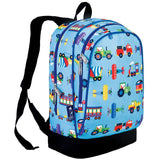 Wildkin Olive Kids Trains, Planes & Trucks Sidekick Backpack - Petit Fab Singapore