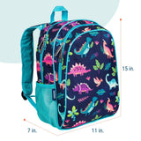 Widkin Darling Dinosaurs Kids Sidekick Backpack School Bag Dimensions