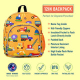 Wildkin Olive Kids Under Construction Pack 'n Snack Backpack