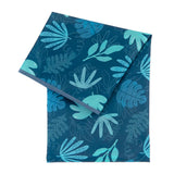 Bumkins Multipurpose Waterproof Splash Splat Mat - Blue Tropic (For Highchair, Arts & Crafts, Picnic)