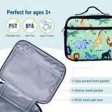 Wildkin Olive Kids Wild Animals Lunch Box Bag [BPA-Free]