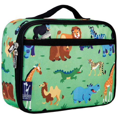 Wildkin Olive Kids Wild Animals Lunch Box Bag [BPA-Free] - Petit Fab Singapore