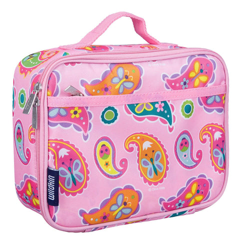 Wildkin Olive Kids Pink Paisley Lunch Box Bag [BPA-Free] - Petit Fab Singapore
