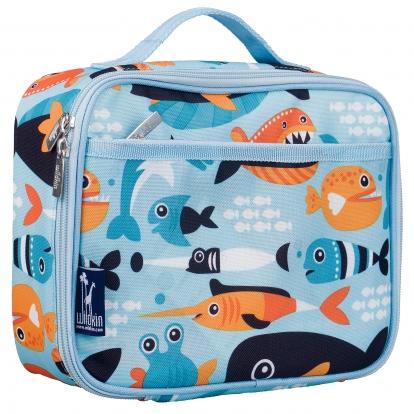 Wildkin Olive Kids Big Fish Lunch Box Bag [BPA-Free] - Petit Fab Singapore