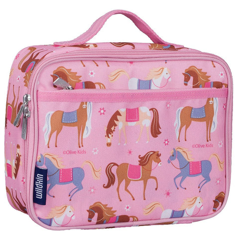 Wildkin Olive Kids Horses Lunch Box Bag [BPA-Free] - Petit Fab Singapore