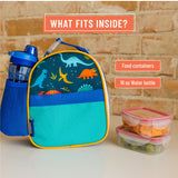 Wildkin Olive Kids Jurassic Giants Clip-In Lunch Bag