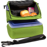 Wildkin Parrot Green Double Decker Lunch Bag [BPA-Free] - Petit Fab Singapore