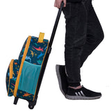 Wildkin Jurassic Giants Rolling Luggage Trolley Bag - Petit Fab