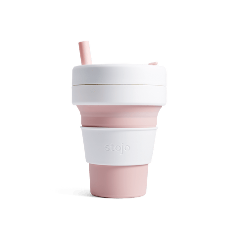 Stojo Biggie Collapsible Reusable Coffee Cup 16oz (6 Colors) - Petit Fab Singapore