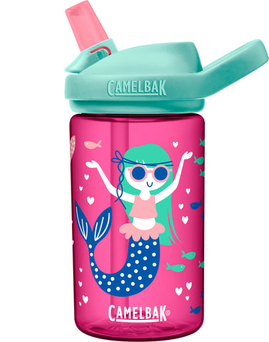 Camelbak Eddy+ Kids Spill-Proof Water Bottle 0.4L - Mermaids & Narwhals - Petit Fab