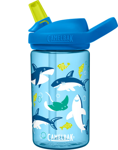 Camelbak Eddy+ Kids Spill-Proof Water Bottle 0.4L - Sharks and Rays - Petit Fab