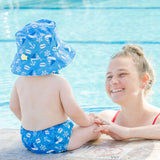 Bumkins UPF50+ Swim Diaper and Sun Hat Set - Ahoy - Petit Fab