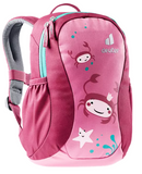 Deuter Pico Children's Backpack - Hotpink Ruby Crabs - Petit Fab
