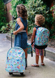 Wildkin Olive Kids Mermaid Rolling Luggage Trolley School Bag - Petit Fab Singapore