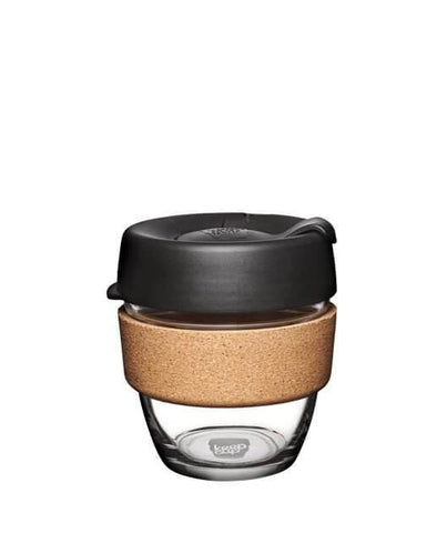 KeepCup Brew Cork Glass Reusable Coffee Cups (Small) [Made in Australia] - Petit Fab Singapore