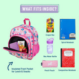 Wildkin Pink Llamas and Cactus Pack 'n Snack Backpack - Petit Fab