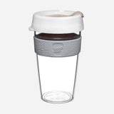 KeepCup Clear Plastic Reusable Coffee Cups (Large) [Made in Australia] - Petit Fab Singapore